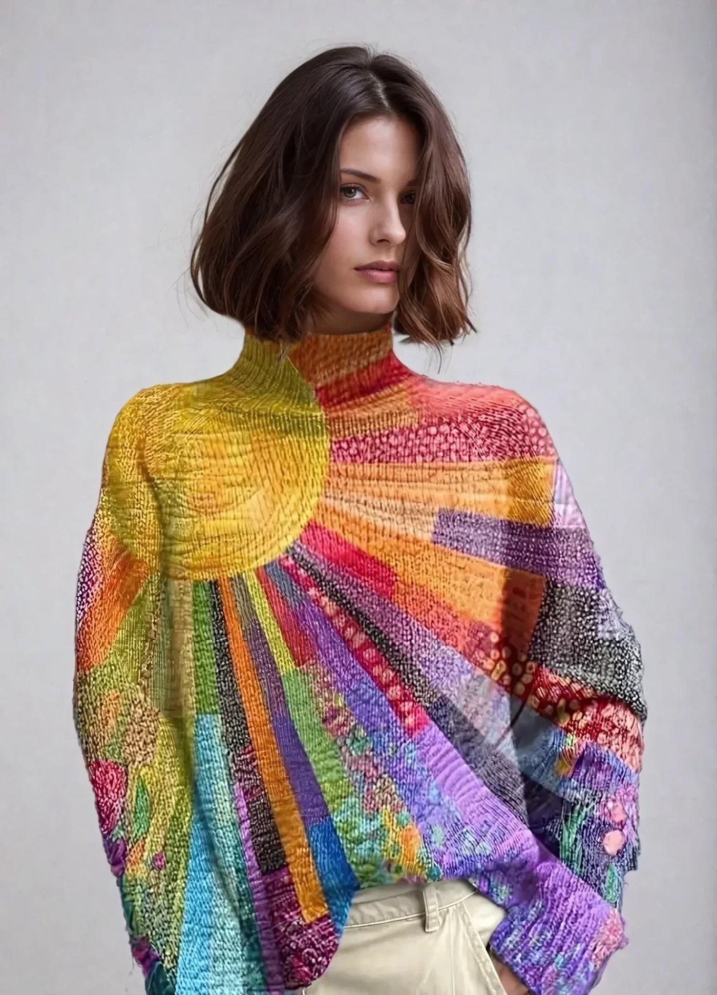 Sheila | High-Neck Sweater