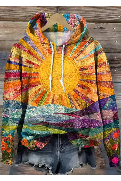 Solara | Quilted Hoodie